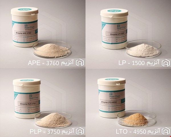 فروش انواع آنزیم در صنعت شوینده به صورت خرده و عمده