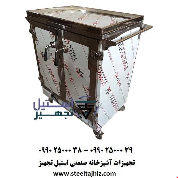 ترولی گرمخانه دار بیمارستانی