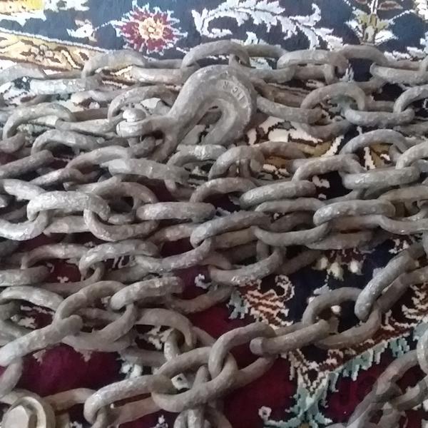 خرید و فروش تجهیزات زنجیر تریلی برای بار بستند ۶ متره