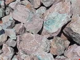 کلوخه مس 1.5 تا 2.5 موجود - مواد معدنی مس دار