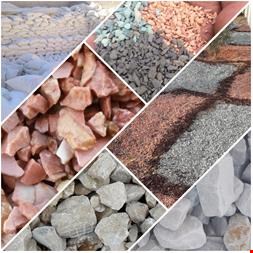 خدمات مصالح-فروش شن رنگی و سنگ قلوه و سنگ ریزه سفید