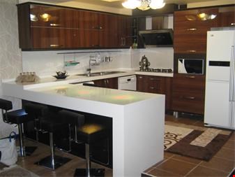 سنگ کابینت کورین بدون درز و مقاوم 