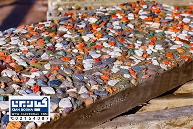 خرید و فروش موزائیک-کفپوش واش بتن ماشینی | موزاییک سنگ برجسته شیک