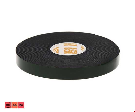 چسب دوطرفه فوم دار ساکا ۱ سانت- صنایع چسب