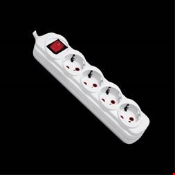 خرید و فروش -چند راهی برق ارت دار 4 خروجی 3م آفر الکترونیک