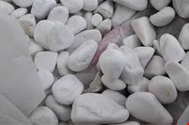 سنگ سفید شکسته تزیینی - مواد معدنی 