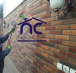 عایقکاری نمای آجر و سنگ با پوشش ضدشوره نانو 