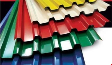 ورق و اتصالات ساخت ورق کرکره ای و ذوزنقه ای گالوانیزه رنگی