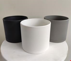 گلدان سرامیکی استوانه قیمت عمده