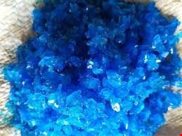 سولفات مس ۵ ابه کریستالی 