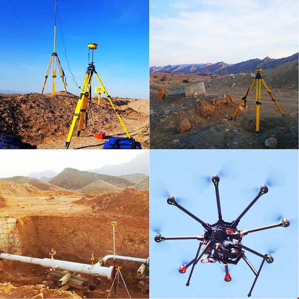 انجام کلیه‌ی خدمات نقشه برداری در تمام کشور