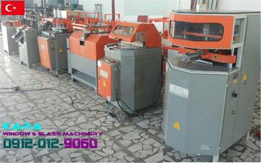 خرید و فروش دستگاه شش تکه تکسر upvc سلیم ترکیه درحد نو