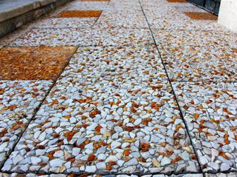 خرید و فروش موزاییک واش بتن - قیمت واش بتن - اجرای واش بتن