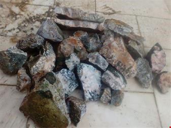 خرید و فروش معدنی-بار جدید عقیق خزه ای راف